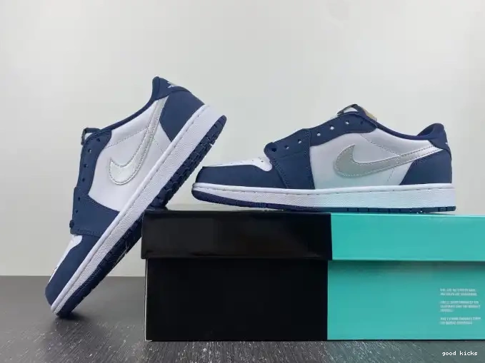Rep CJ7891-400 Low 1 Midnight Jordan Navy SB 0407